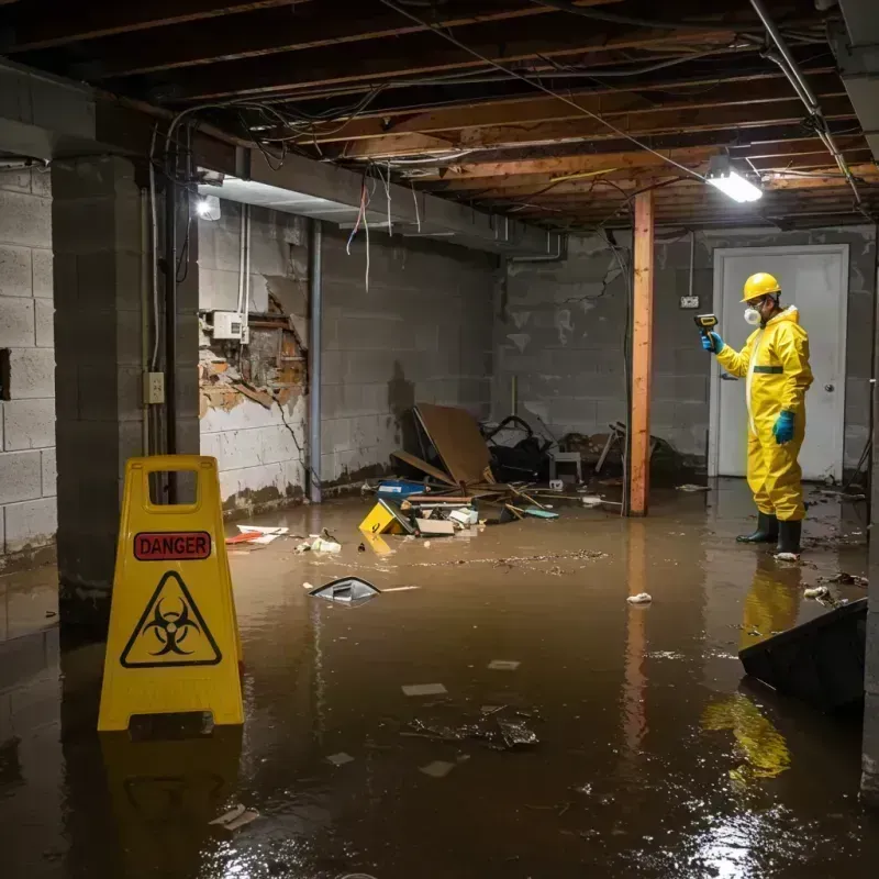 Flooded Basement Electrical Hazard in Frederick, CO Property